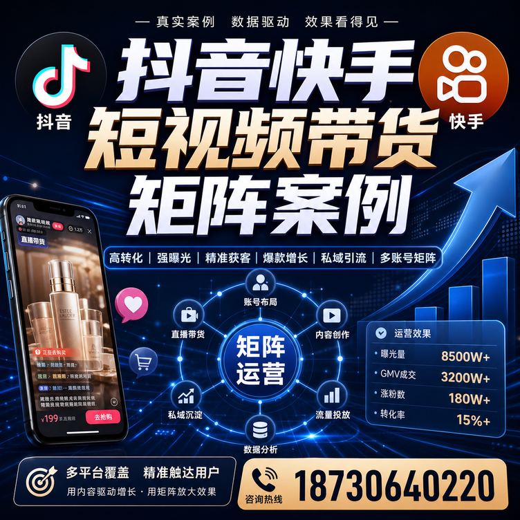 双河短视频带货团队多平台矩阵自动分发案例